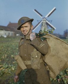 Soldaat kerst Weert 1944